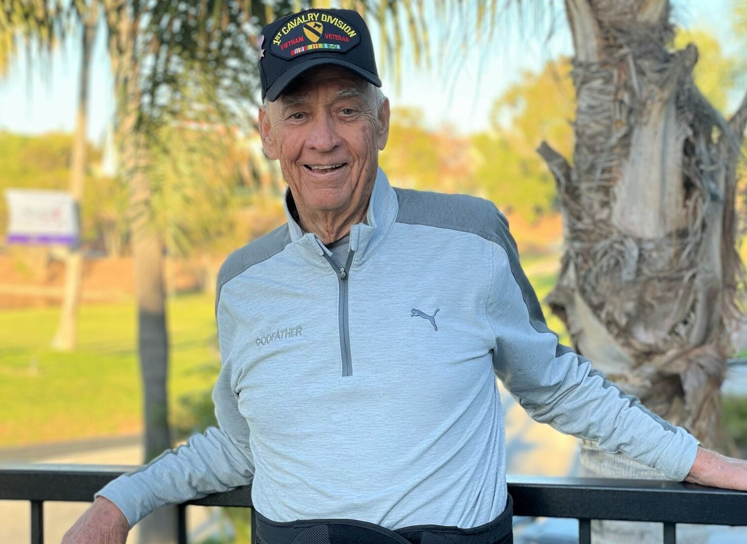 Bob Lancaster at the golf course