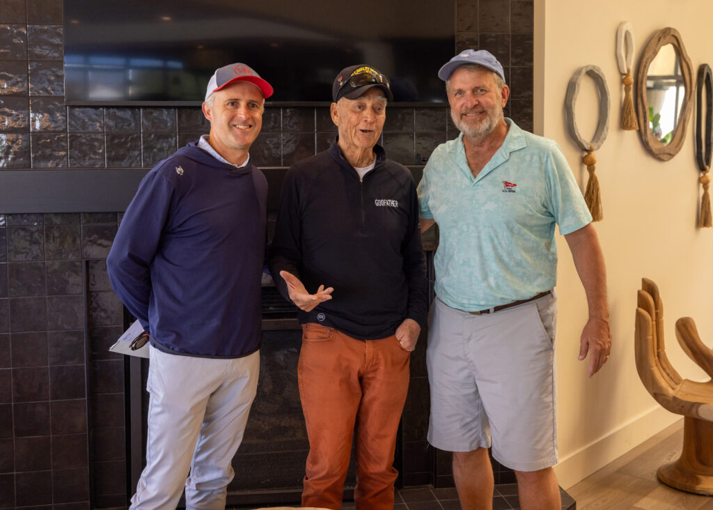 Bob Lancaster with fellow golf tournament committee members