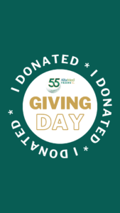 AltaMed 55th Anniversary Giving Day. I donated, Instagram story graphic. 