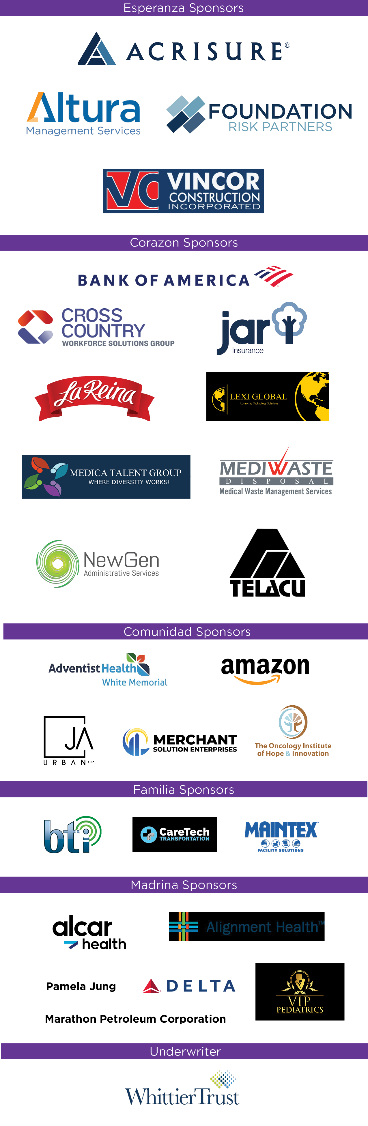 event sponsor logos